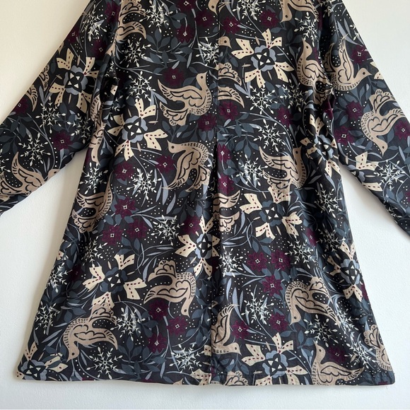 Gudrun Sjoden Tunic Top in Floral Bird Print - Picture 12 of 14